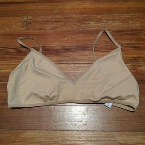 American apparel nude bralette